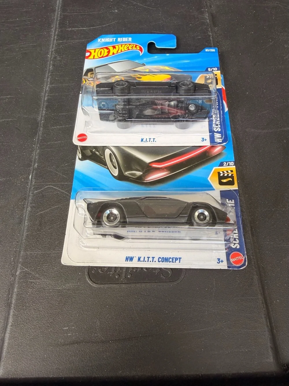 Hot Wheels Knight Rider Black Toy Car with Red Accents